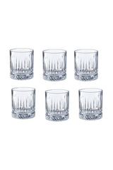 Elysia Premium Crystal Turkish Coffee Glass Set - 60cc 6-Piece Set
