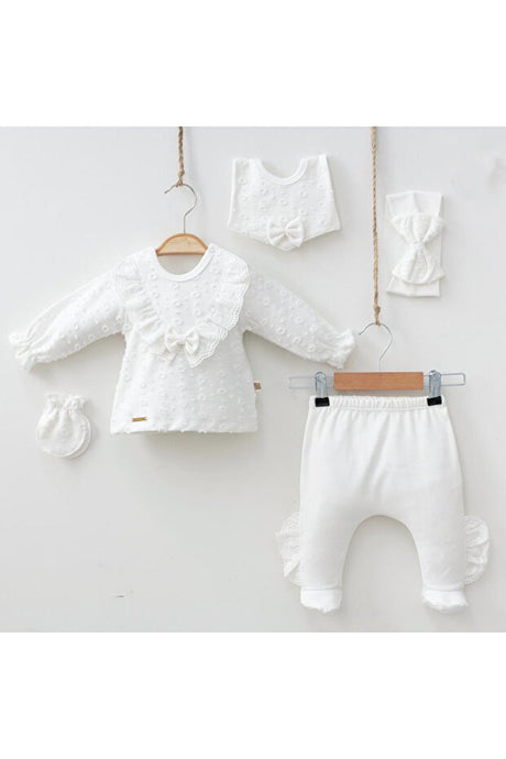 Newborn 5-Piece Organic Cotton Hospital Exit Set - 0-3 Months