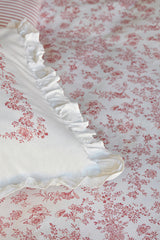 Versay Double Percale Duvet Cover Set - Pink, 100% Cotton