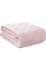 100% Organic Cotton Single Pike Bedspread - Checkered