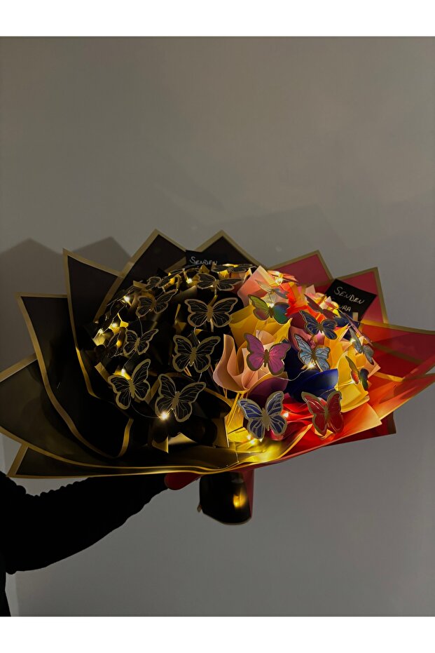 LED Butterfly Bouquet - Before & After Design