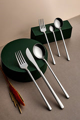 36-Piece Stainless Steel Cutlery Set for 6 People