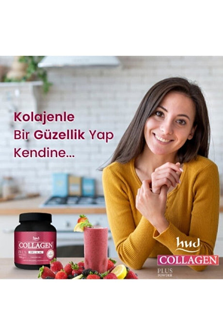 Poudre de Collagène Plus 300g - Types I, II, III avec Vitamine C