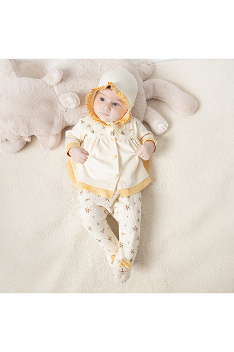 Newborn Girl Floral 5-Piece Hospital Exit Baby Clothing Set