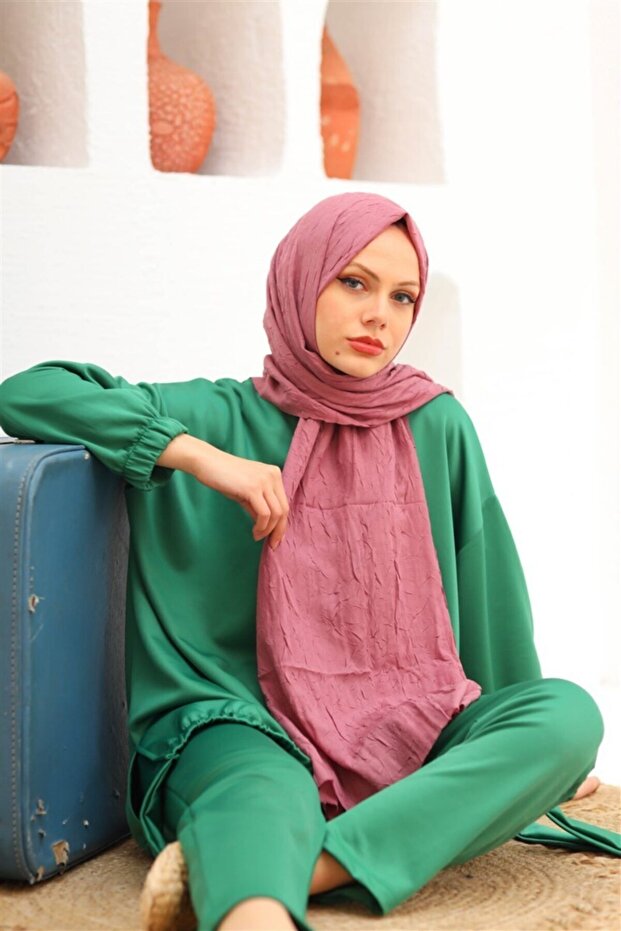 Bamboo Crinkle Shawl - Soft, Lightweight & Stylish ()