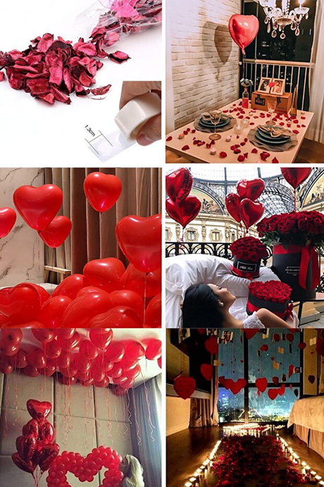 Romantic Valentine's Day Room Decoration & Surprise Set