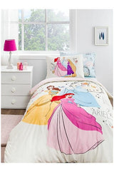 Princess Time Single Duvet Cover Set - 100% Cotton