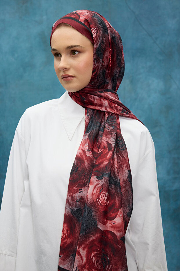 Chal de la serie Soft Rose - Rojo