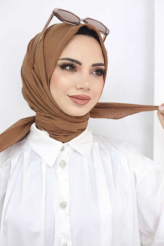 Women's Bamboo Crush Scarf, Wrinkle-Free