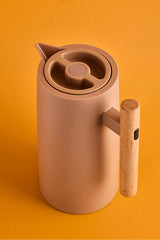 1000ml Glass Vacuum Thermos with Nordic Bamboo Handle