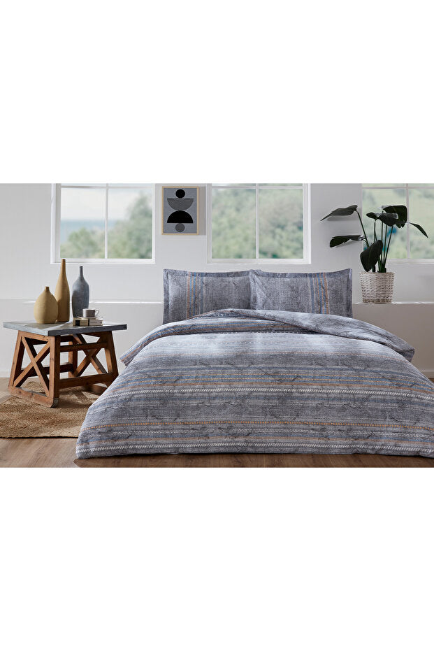 Colorado Double Duvet Cover Set - 4 Piece, 100% Cotton