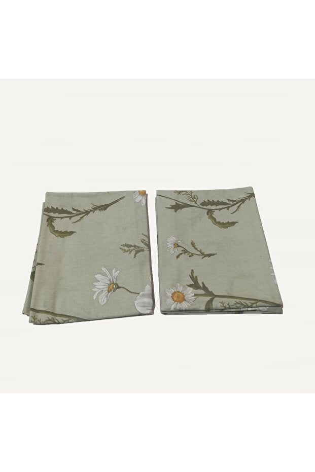 Laurel Green Double Duvet Cover Set - 200x220 cm