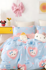 Hello Kitty Single Duvet Cover Set - 3-Piece, 160x220cm