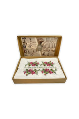 Buldan Embroidered Double Duvet Cover Set - 100% Cotton