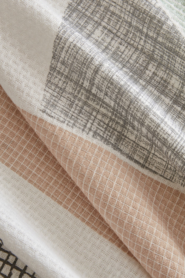 Lenny Double Size 100% Cotton Pique Bedding Set