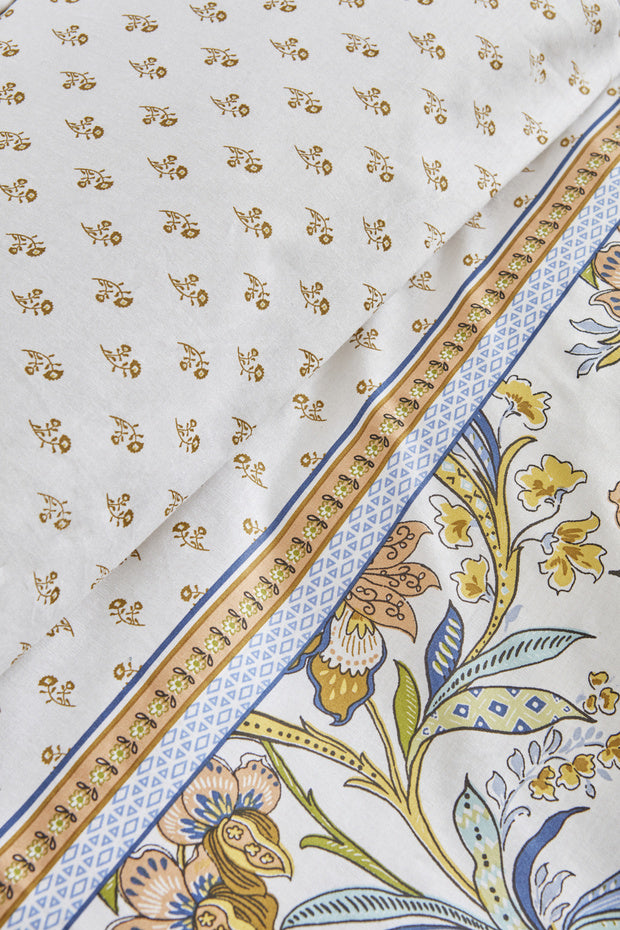 Set copripiumino doppio Indra 100% cotone - 200x220 cm