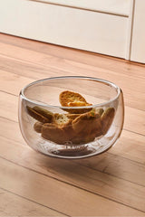 Double-Walled Ergonomic Multi-Purpose Glass Bowl 300ml