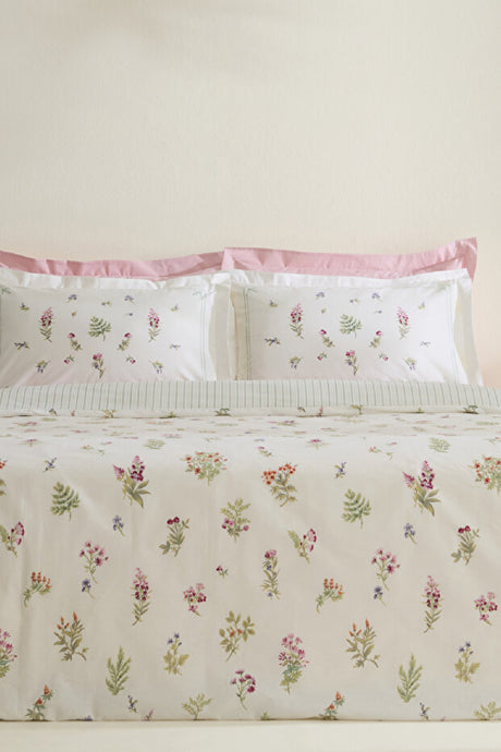 Le Mans 100% Cotton Double Floral Duvet Cover Set