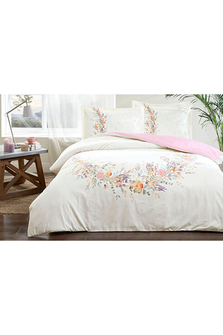 Lavender Double Duvet Cover Set - 100% Cotton