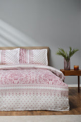 Della Powder Double 100% Cotton Pique Bedding Set