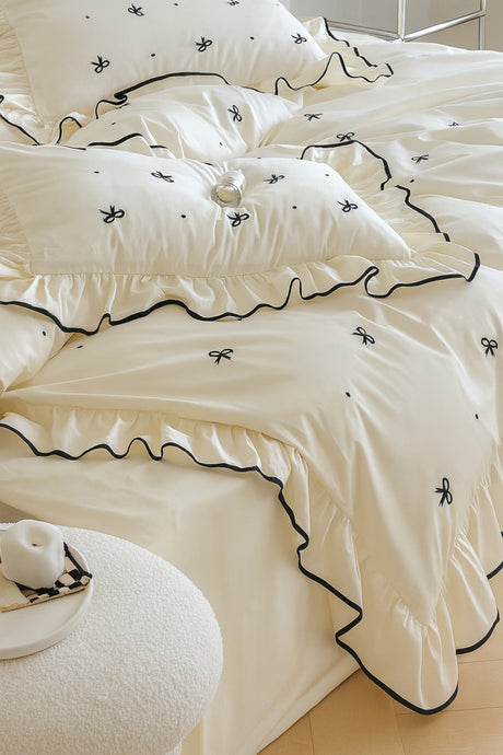 Soft Elegance 100% Cotton Single Size Duvet Cover Set