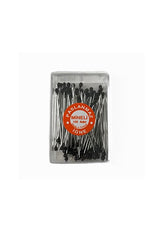 Steel Dressmaker Pins - 100 Black Durable Pieces