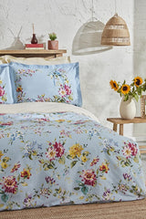 Jolie Single Duvet Cover Set - 100% Cotton Floral Design