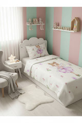 Princess Fairy Single Quilt Set - Soft Cotton-Polyester Blend