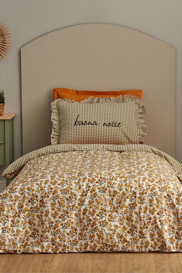 Single 100% Cotton Duvet Cover Set - Buona Notte