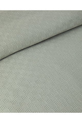 Plain 100% Cotton Double Pike - Green, 200x220 cm