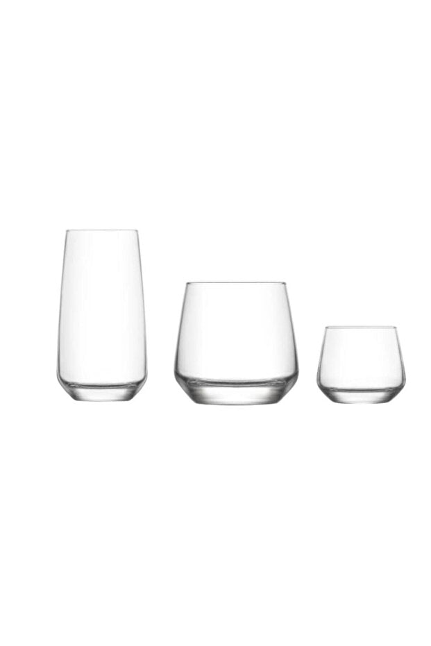 Lav Nev Lal Premium 18-Piece Turkish Tableware & Serving Set - 18 Pieces