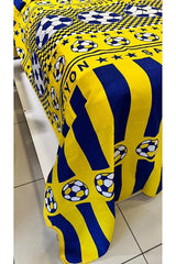 100% Cotton Soccer Fan Pique - 150x240 cm Single