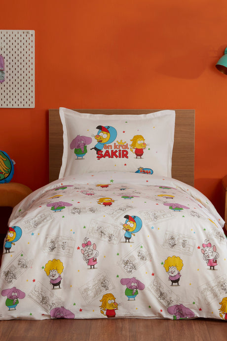 Kral Sakir Single Duvet Cover Set - Fun Kids Bedding