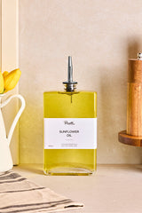 500ml Glass Oil Dispenser with Silver Pourer