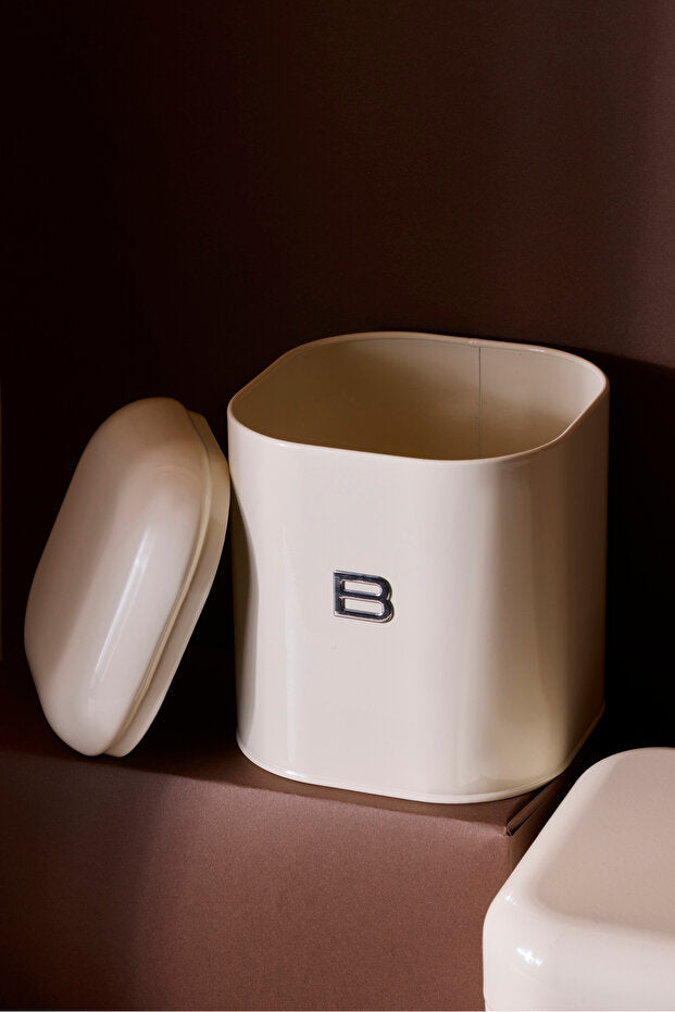 Modern Kitchen Storage Set - Bread Box & Biscuit Canister