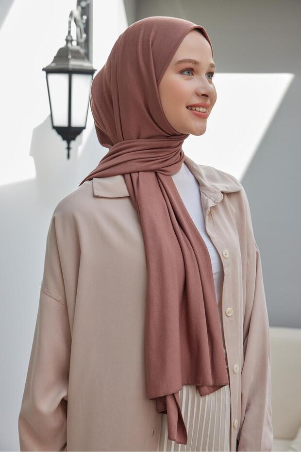 Jersey Shawl - Vintagerose, Soft & Non-Slip ()