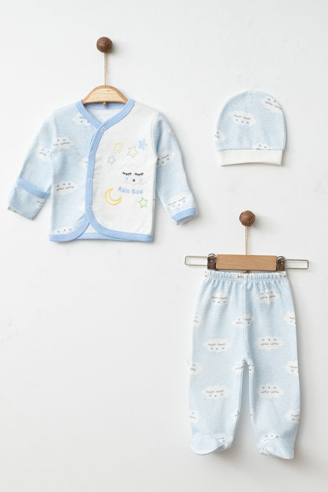 Organic Baby Hospital Exit 3-Piece Set - 0-3 Months