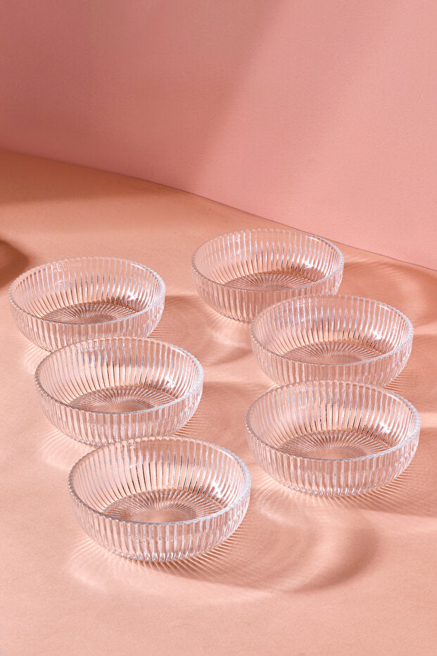 Bonito 6-Piece Glass Sauce & Breakfast Bowl Set, 10cm