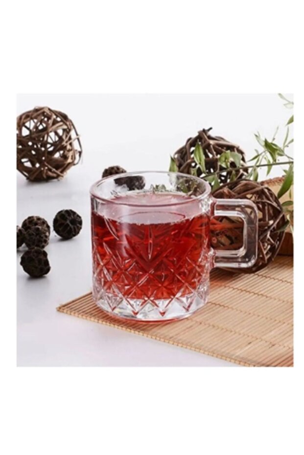 Pasabahce Timeless Professional Glass Tea & Coffee Cups - 195cc (6-Piece Set)