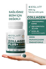 Collagene Idrolizzato 5 Tipi - 90 Compresse con Vitamina C, Zinco, Selenio
