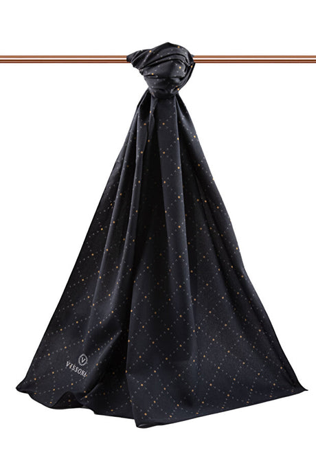Luxury Medina Silk Shawl - V-Pattern, Wrinkle-Free