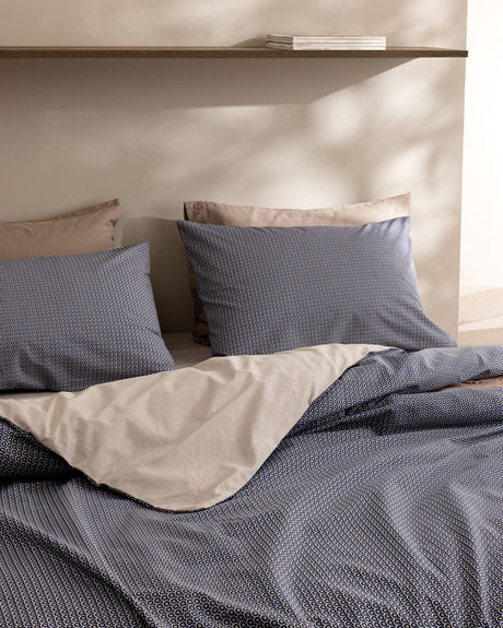 100% Cotton Ranforce King Size Duvet Cover Set - Printed Arcane Design