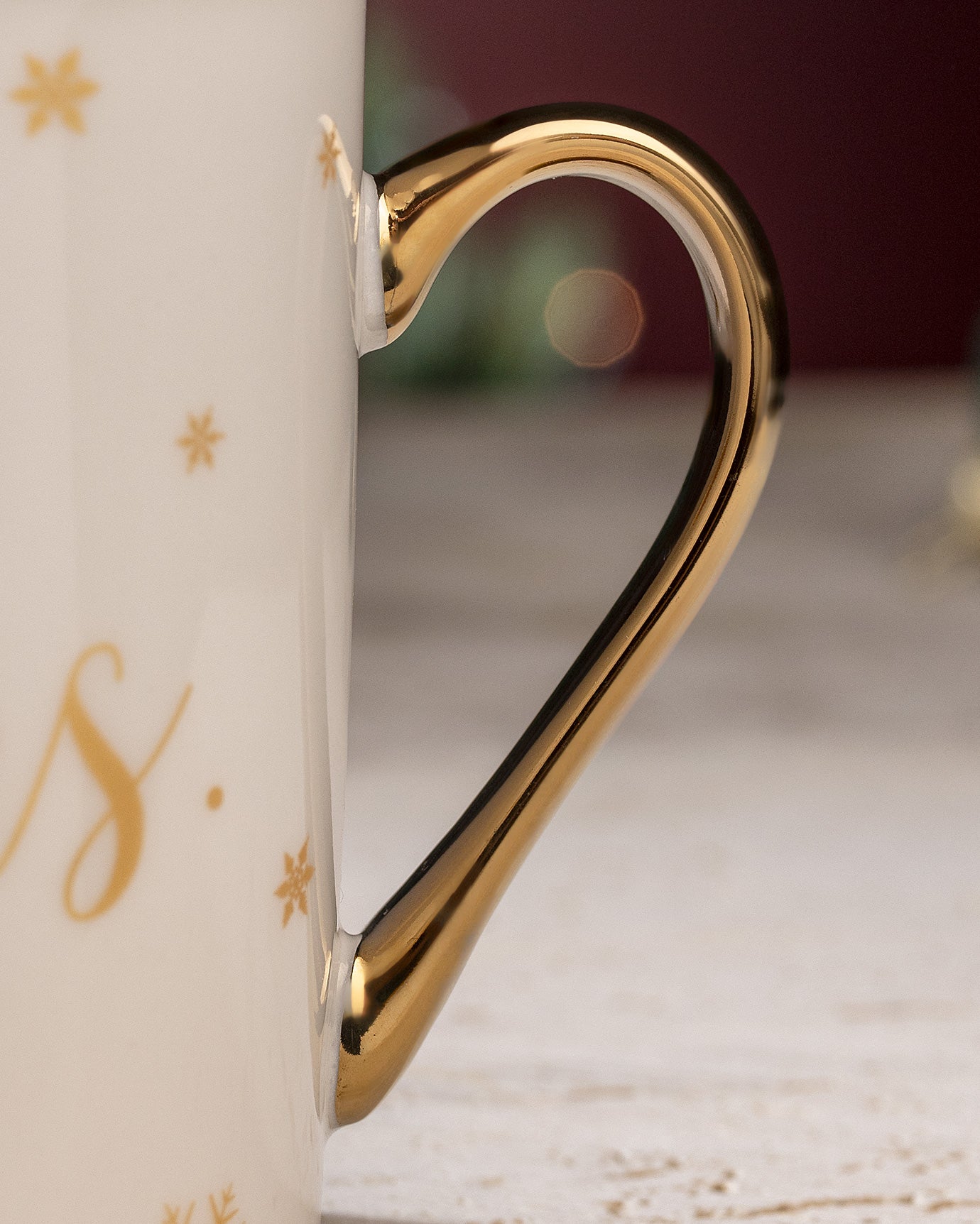 New Bone China Coffee Cup - Elegant Gold-Rimmed Design