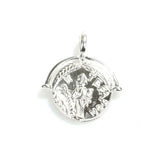 Colgante de motivo premium en plata de ley 925