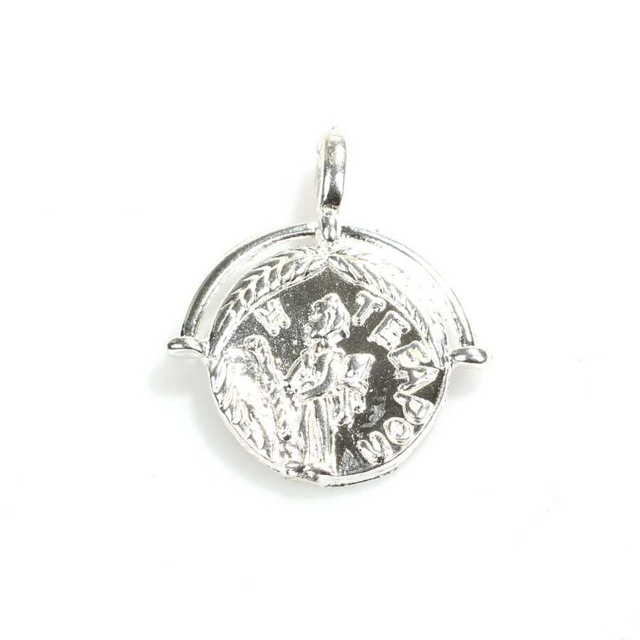 Colgante de motivo premium en plata de ley 925