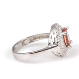 Exquisite 925 Sterling Silver Round Zultanite Ring
