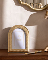 Small Gold Decorative Photo Frame - Tabletop Picture Display