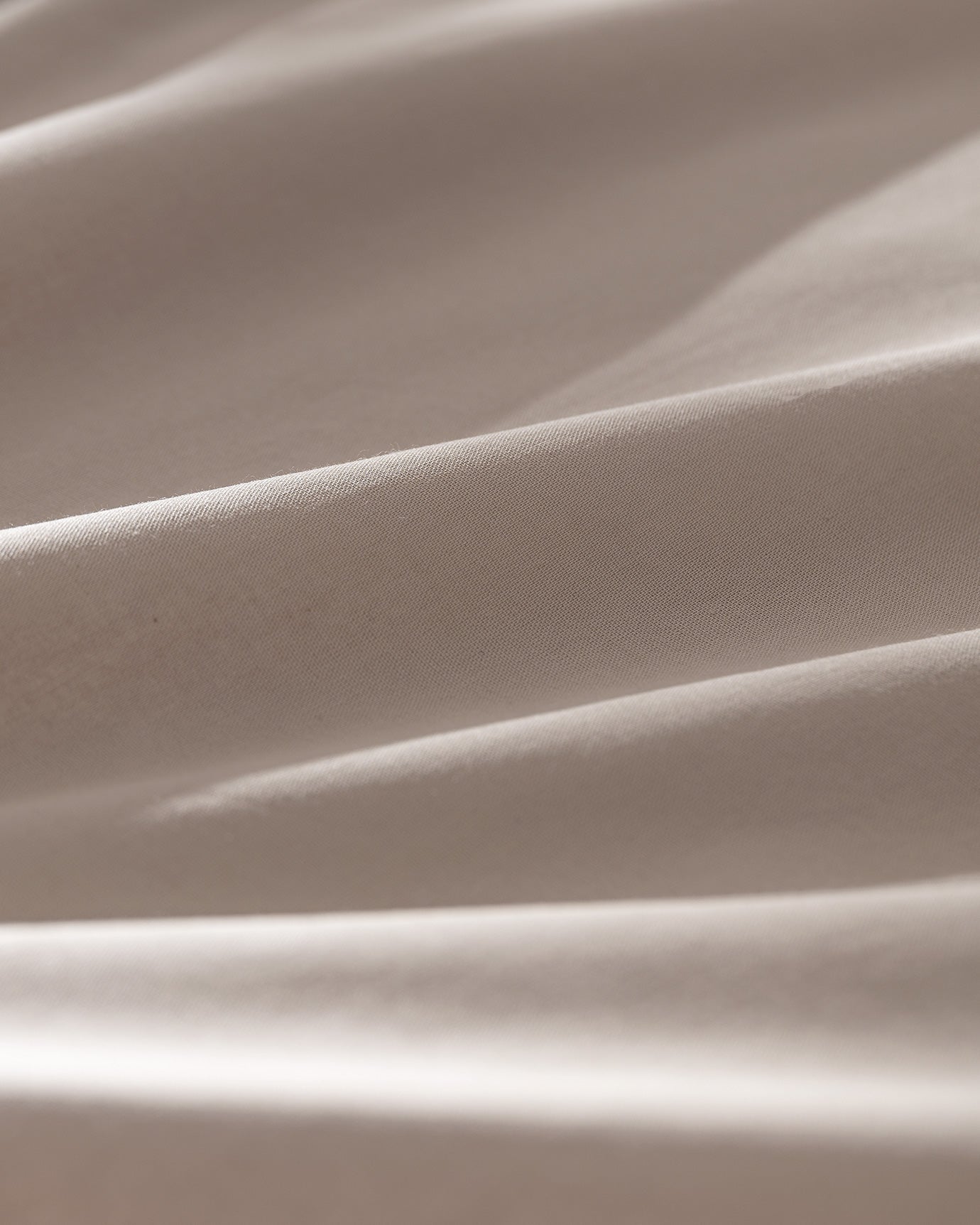 Manon Soft 100% Cotton Ranforce Fitted Sheet - Dark Beige, Double Size