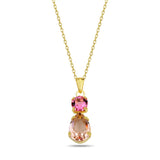 Swarovski Crystal Pear Drop Necklace - Dazzling Aura Pendant