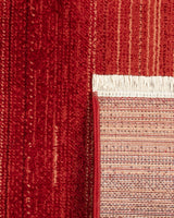 Orient Cadre Terracotta Area Rug - 76x150 cm Accent Carpet